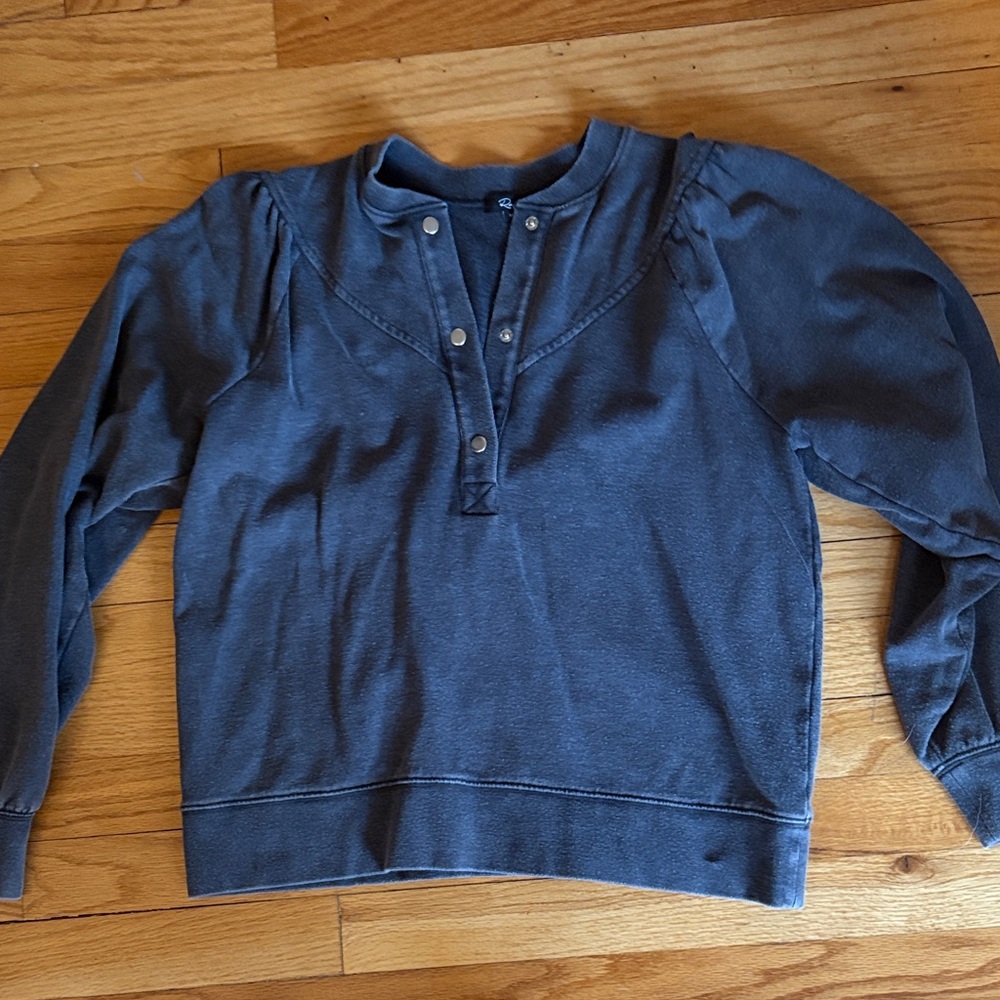 Rails Charcoal Gray Crew Neck Sweater